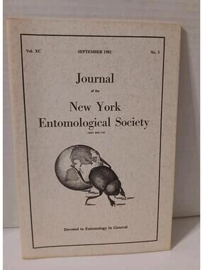 Journal of the New York Entomological Society September 1982 Vol 90 No 3